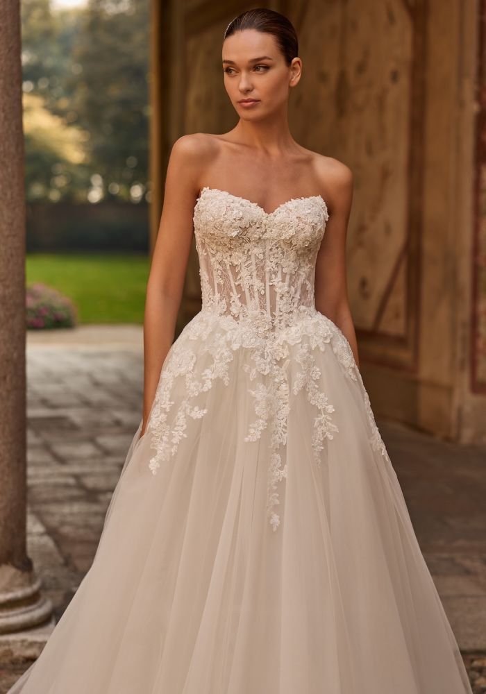 Robe de mariée DINAH de ALBERTO PALATCHI – Nicéa Mariage Nice