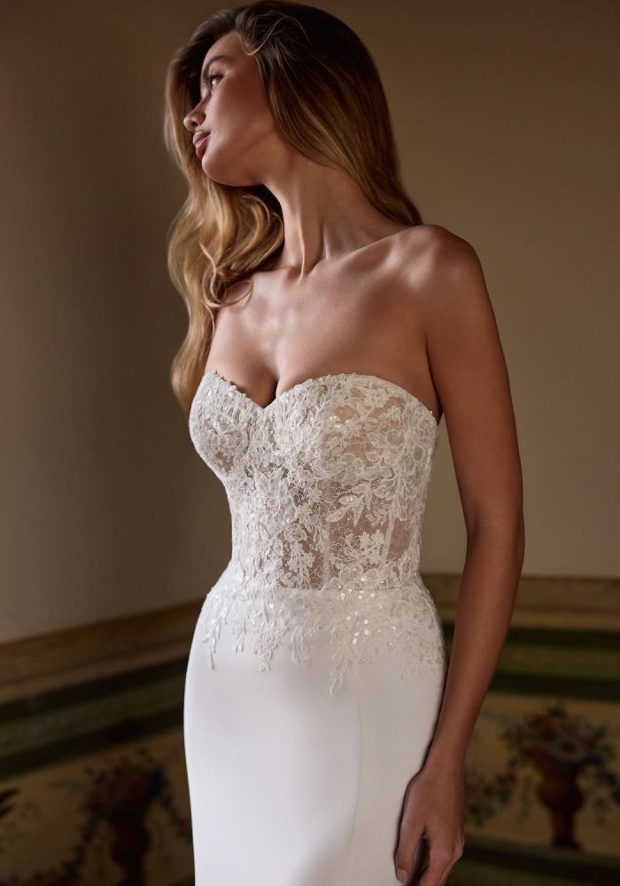 Robe de mariée MICKAELA de ALBERTO PALATCHI – Nicéa Mariage Nice