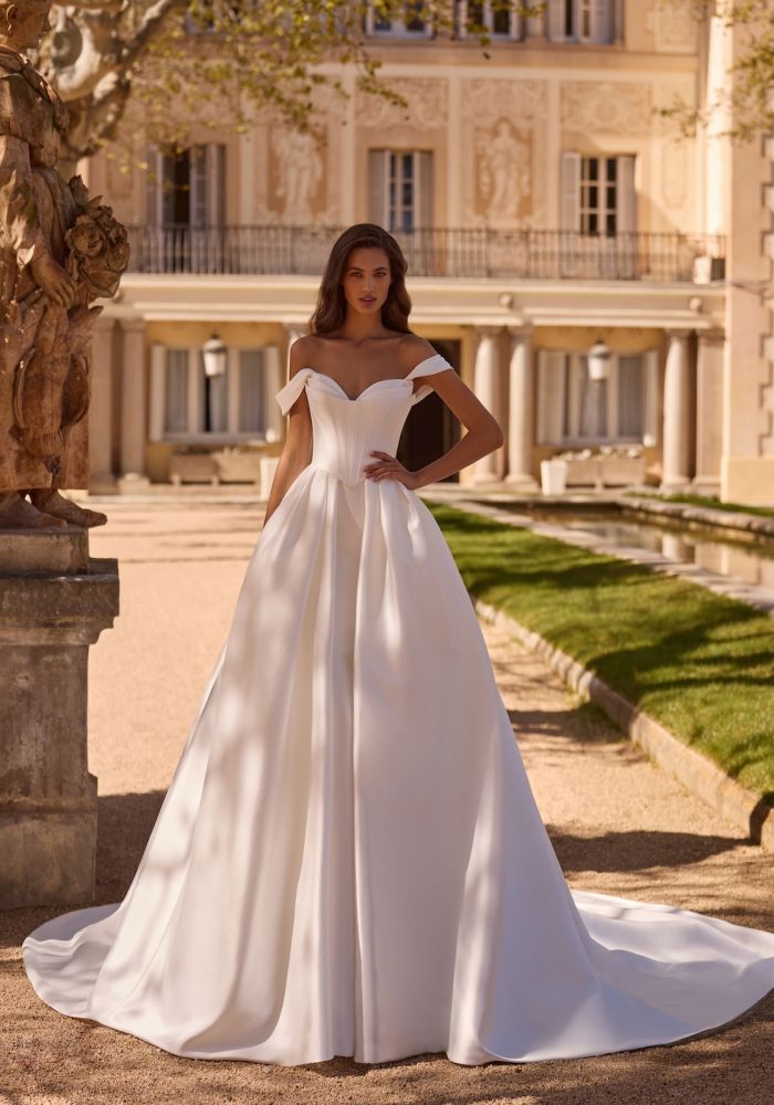 Robe de mariée AGAVE de ALBERTO PALATCHI – Nicéa Mariage Nice