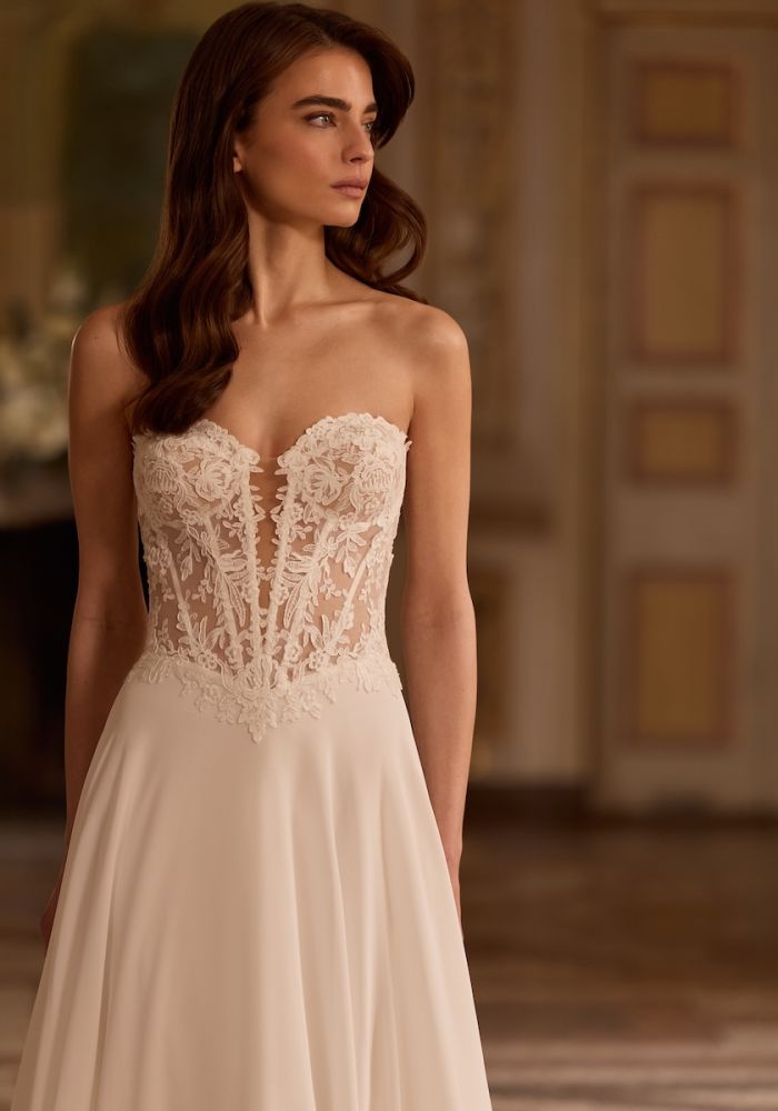 Robe de mariée COSMOS de ALBERTO PALATCHI – Nicéa Mariage Nice