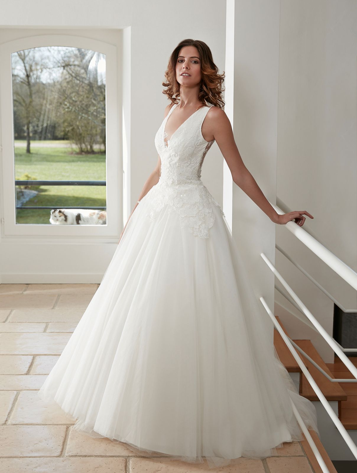 Robe de top mariée raiponce